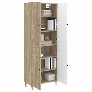 Sada skříněk 2 pcs 66 x 34,5 x 90 cm Kompozitní dřevo - obrázek 2