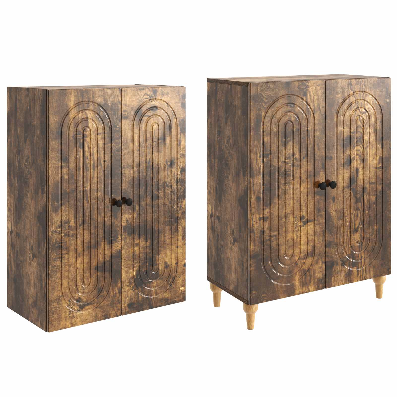 Комплект шкафове 2 pcs 66 x 34,5 x 90 см Инженерна дървесина – изображение 3