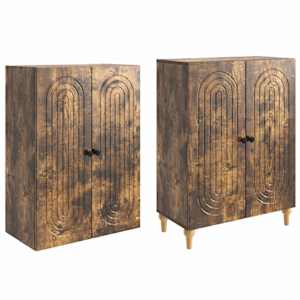 Sada skříněk 2 pcs 66 x 34,5 x 90 cm Kompozitní dřevo - obrázek 3