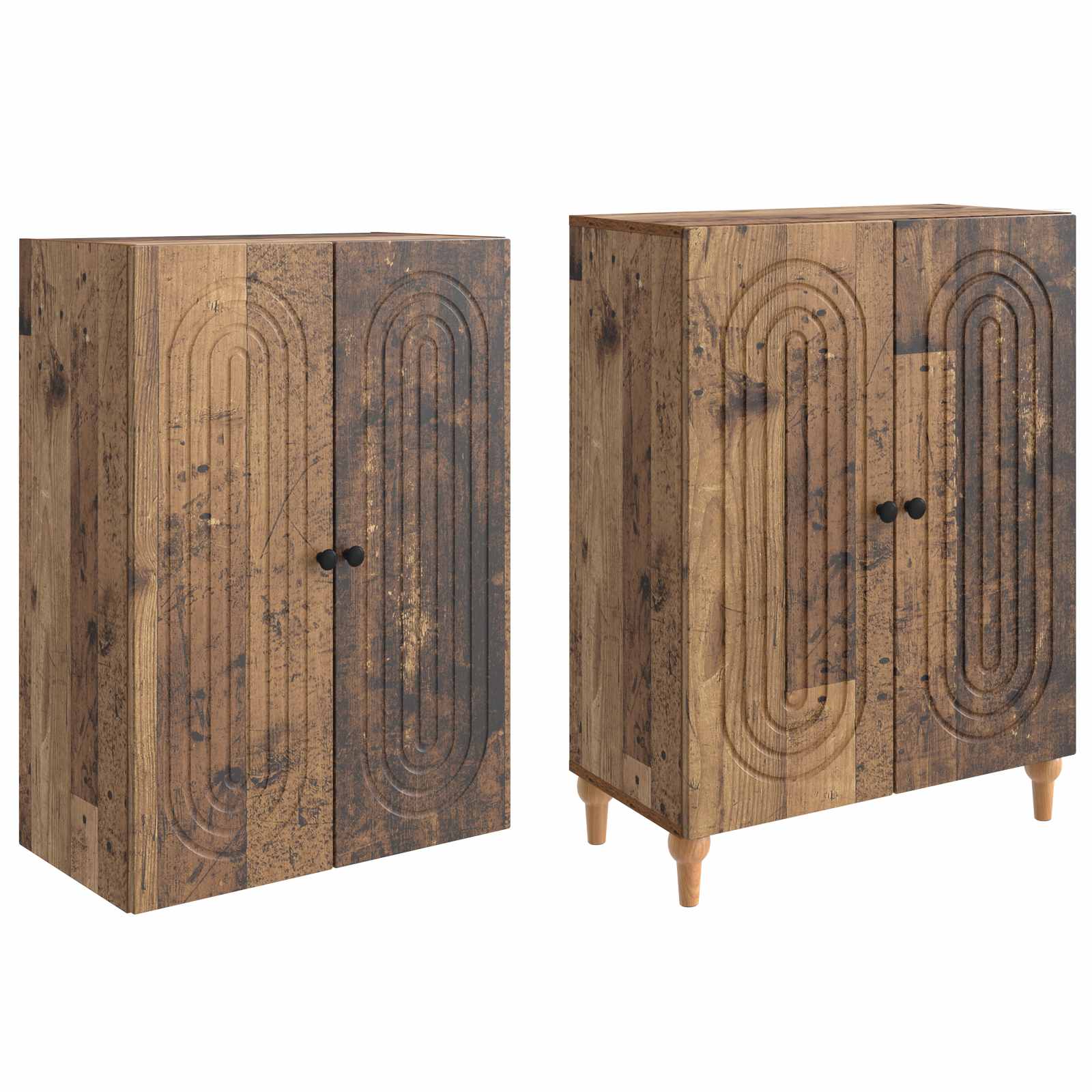 Комплект шкафове 2 pcs 66 x 34,5 x 90 см Инженерна дървесина – изображение 3