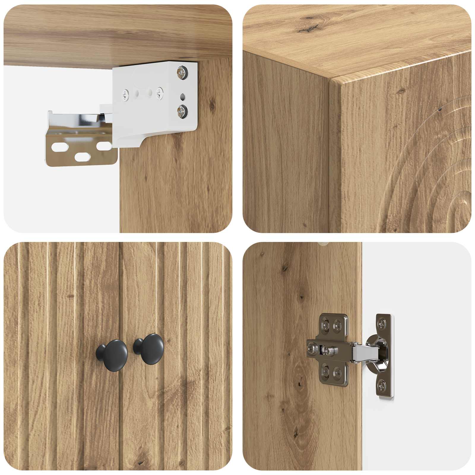 vidaXL Schrankset 2 pcs 66 x 34,5 x 90 cm Holzwerkstoff – Bild 7