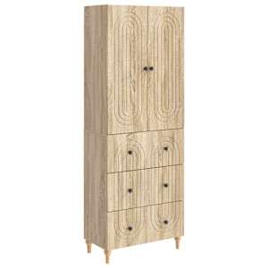 Sada skříněk 2 pcs 66 x 34,5 x 90 cm Kompozitní dřevo - obrázek 1