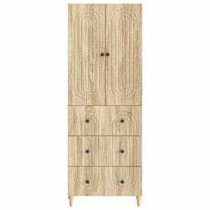 Sada skříněk 2 pcs 66 x 34,5 x 90 cm Kompozitní dřevo - obrázek 4