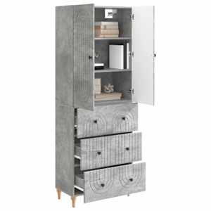 Sada skříněk 2 pcs 66 x 34,5 x 90 cm Kompozitní dřevo - obrázek 2