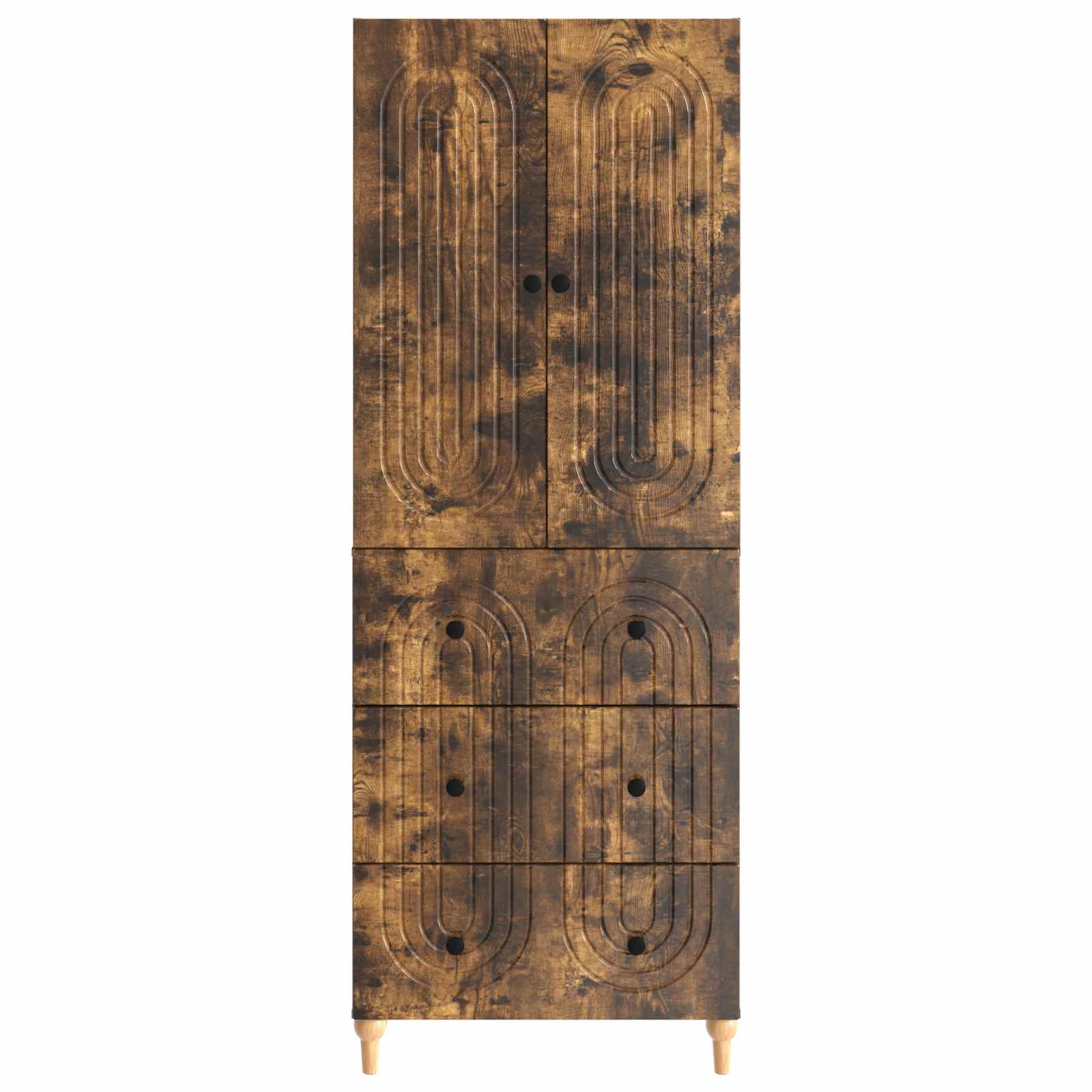Комплект шкафове 2 pcs 66 x 34,5 x 90 см Инженерна дървесина – изображение 4