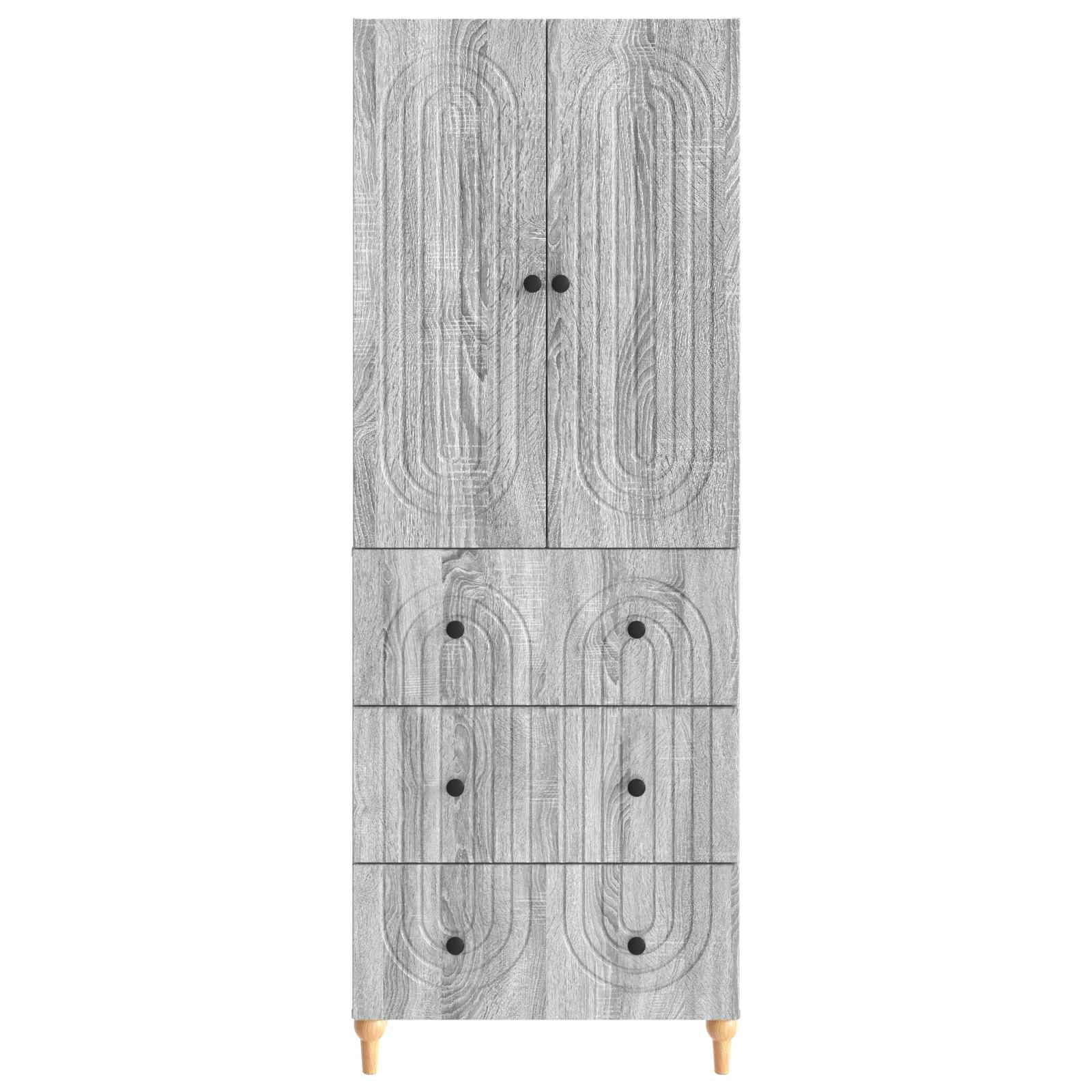 Комплект шкафове 2 pcs Сив Сонома 66 x 34,5 x 90 см – изображение 4