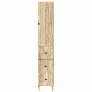 Sada skříněk 2 pcs 33 x 34,5 x 90 cm Kompozitní dřevo - obrázek 4