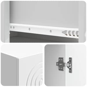 Sada skříněk 2 pcs 33 x 34,5 x 90 cm Kompozitní dřevo - obrázek 7