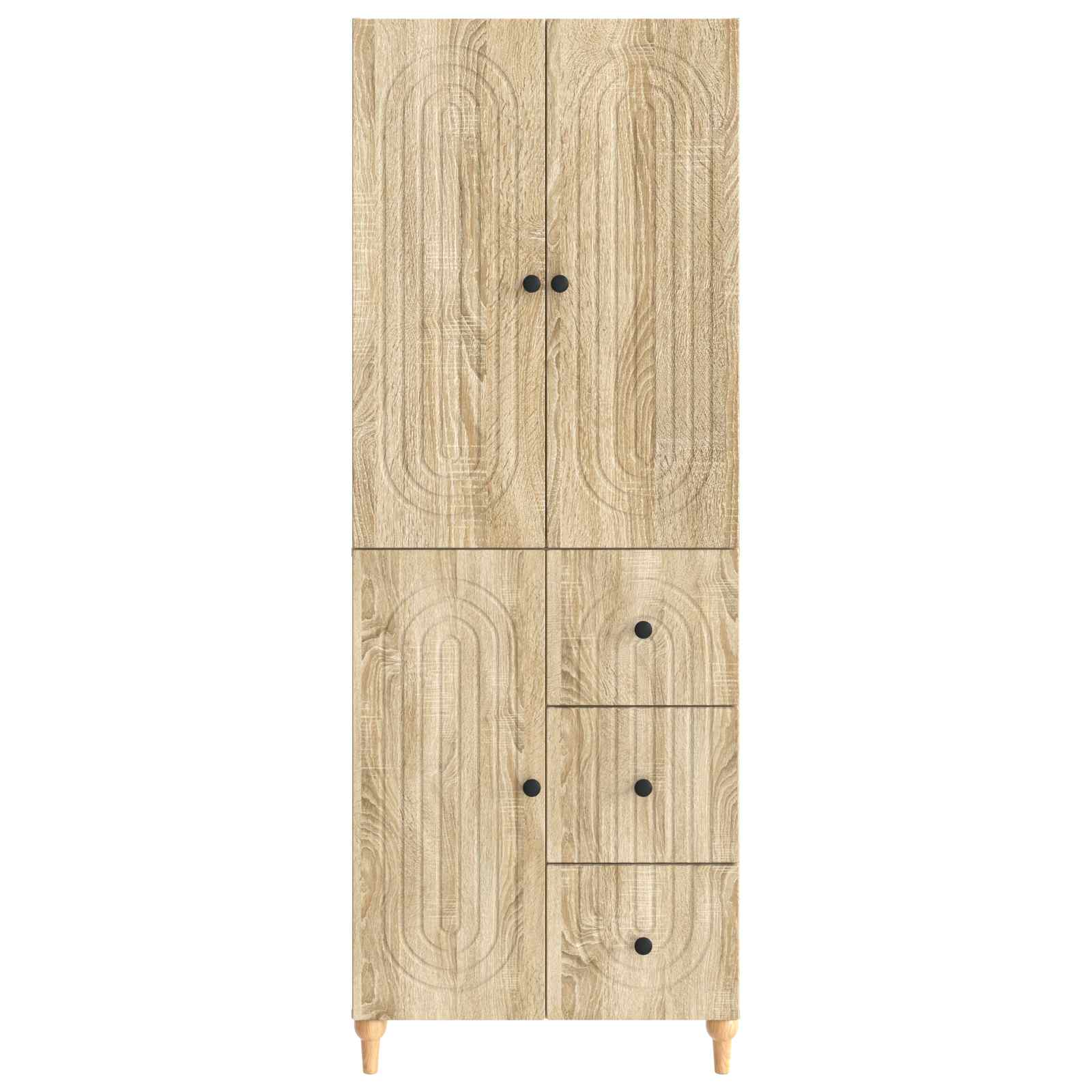 Комплект шкафове 2 pcs 66 x 34,5 x 90 см Инженерна дървесина – изображение 4