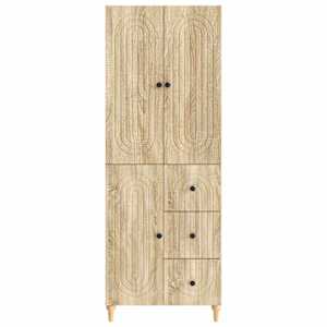 Sada skříněk 2 pcs 66 x 34,5 x 90 cm Kompozitní dřevo - obrázek 4