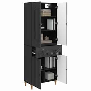 Sada skříněk 2 pcs 66 x 34,5 x 90 cm Kompozitní dřevo - obrázek 2