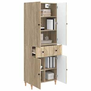 Sada skříněk 2 pcs 66 x 34,5 x 90 cm Kompozitní dřevo - obrázek 2