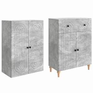 Sada skříněk 2 pcs 66 x 34,5 x 90 cm Kompozitní dřevo - obrázek 3