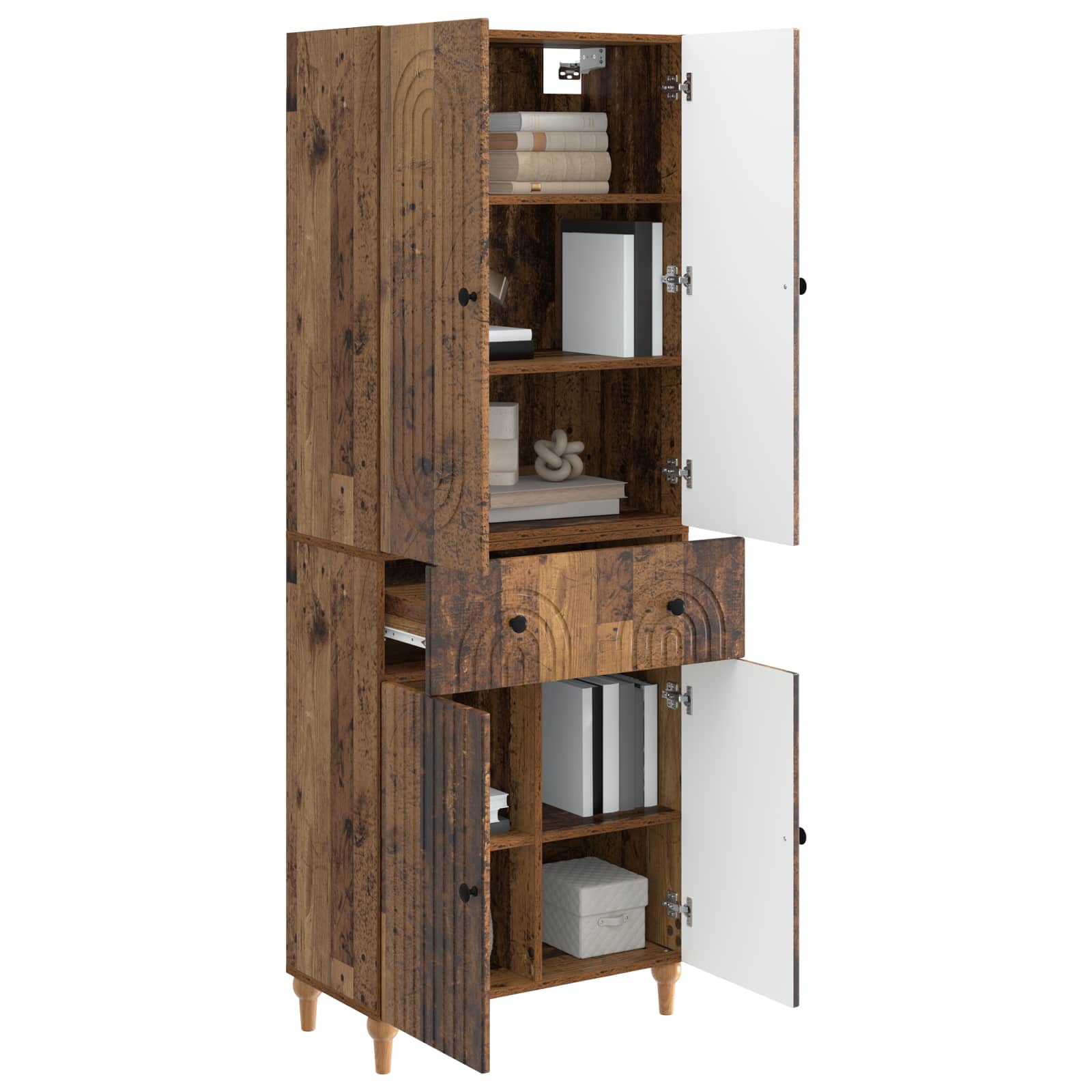 Комплект шкафове 2 pcs 66 x 34,5 x 90 см Инженерна дървесина – изображение 2