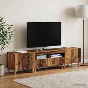 3-delni LED TV omarica Star les Inženirski les