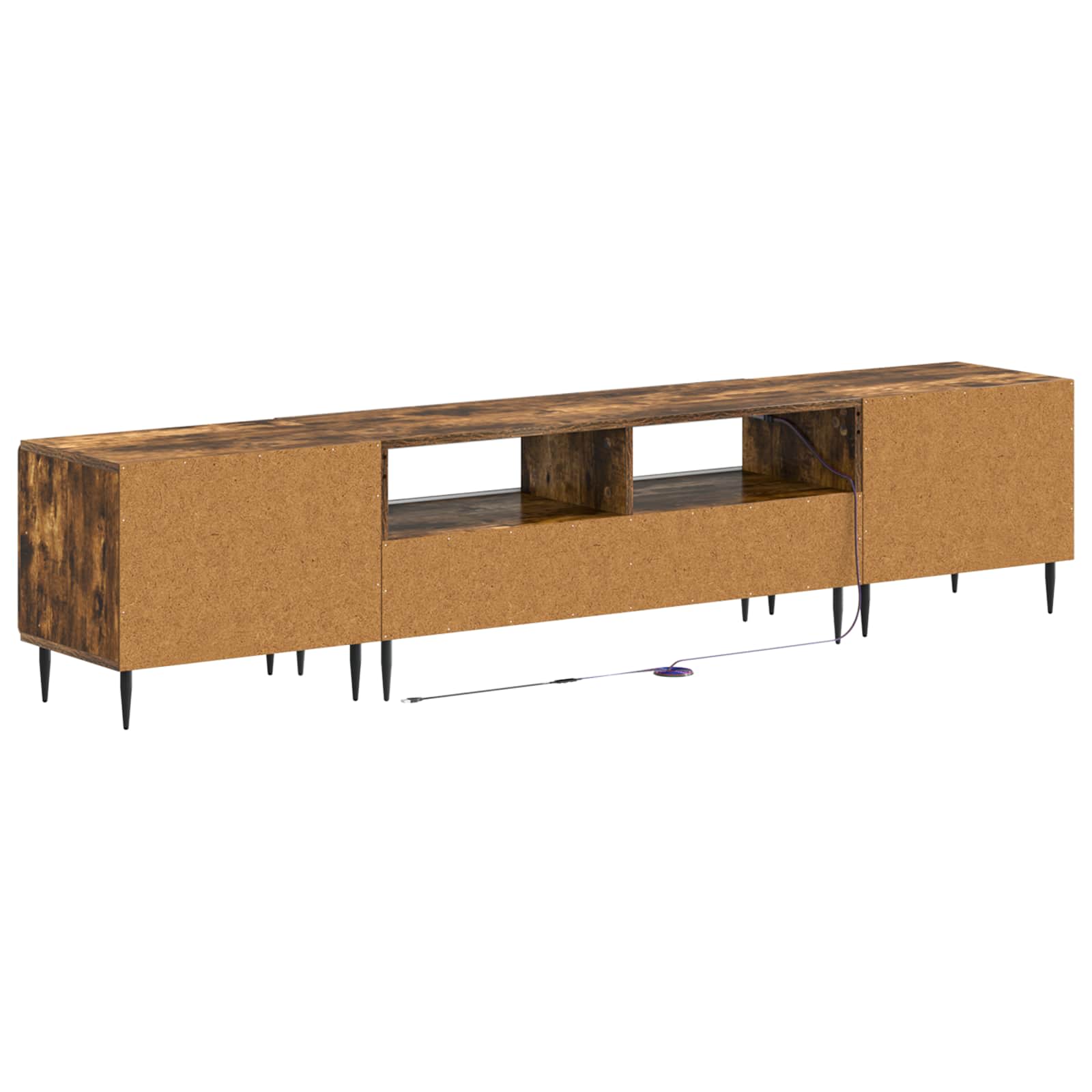 5 osan LED TV-kaappi Savutammi Tekninen puu - Image 6