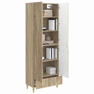 Sada skříněk 2 pcs 66 x 34,5 x 95 cm Kompozitní dřevo - obrázek 2