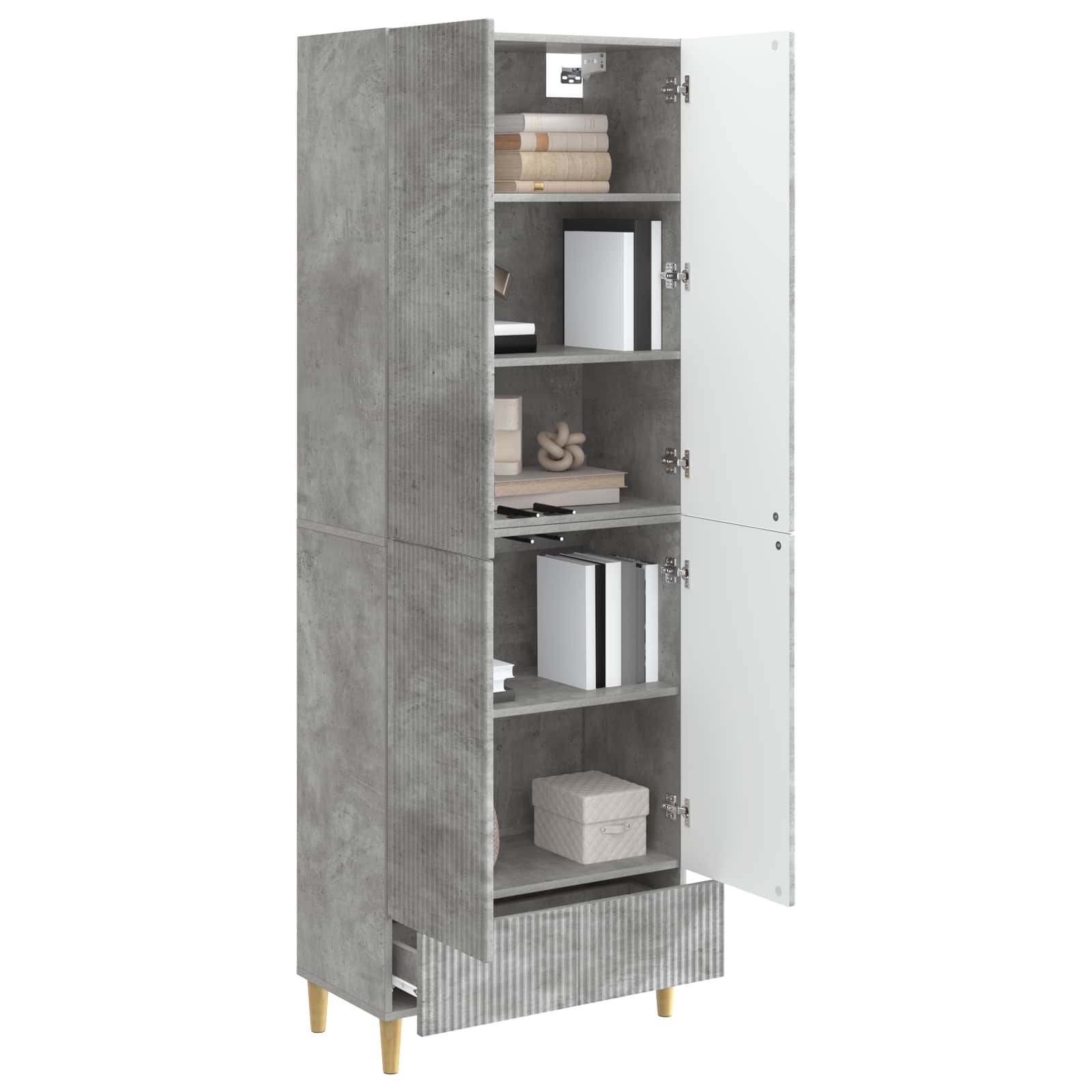 Комплект шкафове 2 pcs 66 х 34,5 х 95 см Инженерна дървесина – изображение 2
