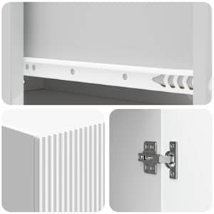 Sada skříněk 2 pcs Bílá s vysokým leskem 66 x 34,5 x 95 cm - obrázek 7