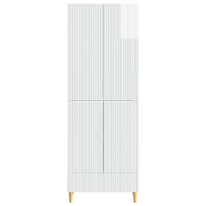 Sada skříněk 2 pcs Bílá s vysokým leskem 66 x 34,5 x 95 cm - obrázek 4