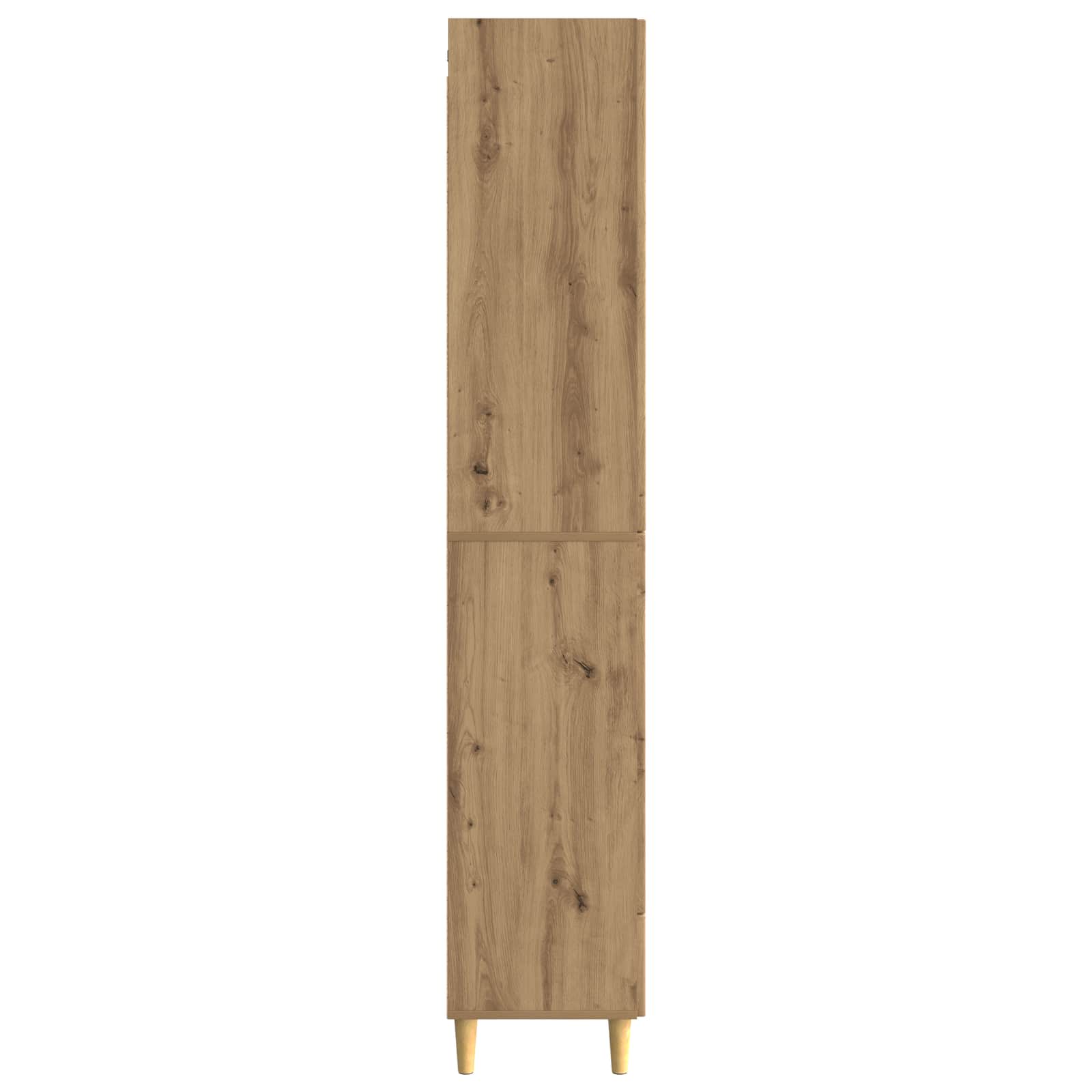 vidaXL Schrankset 2 pcs Artisan-Eiche 66 x 34,5 x 95 cm Holzwerkstoff – Bild 5
