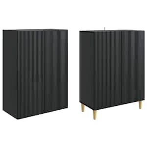 Sada skříněk 2 pcs 66 x 34,5 x 90 cm Kompozitní dřevo - obrázek 3