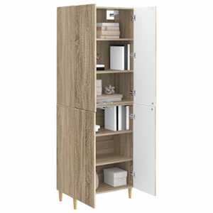 Sada skříněk 2 pcs 66 x 34,5 x 90 cm Kompozitní dřevo - obrázek 2