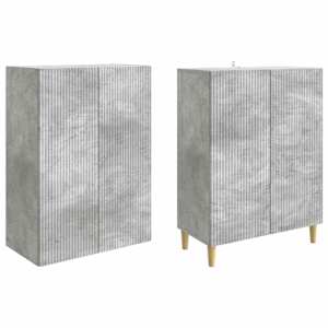 Sada skříněk 2 pcs 66 x 34,5 x 90 cm Kompozitní dřevo - obrázek 3