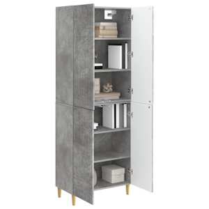 Sada skříněk 2 pcs 66 x 34,5 x 90 cm Kompozitní dřevo - obrázek 2