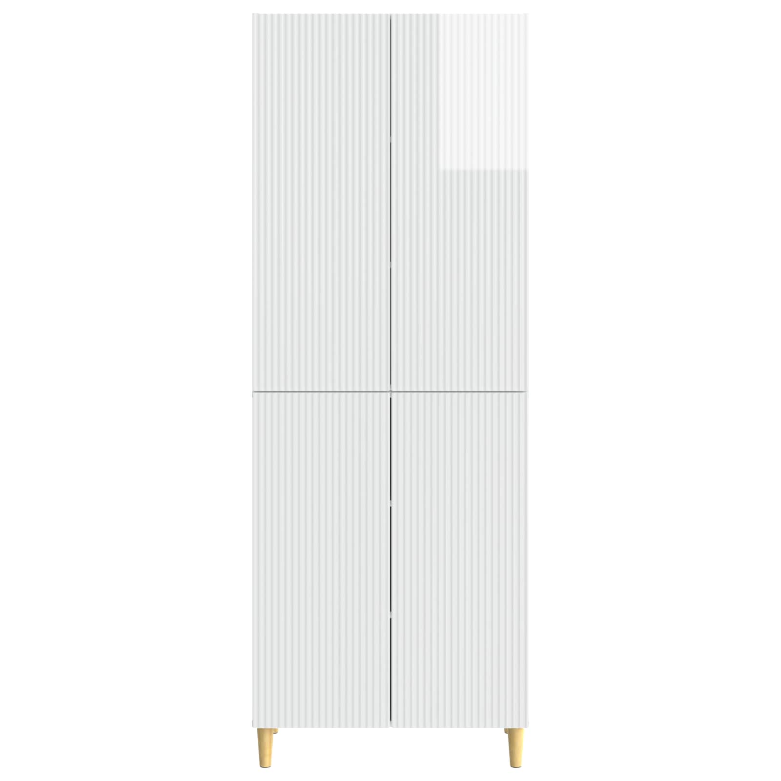 Комплект шкафове 2 pcs Бял гланц 66 x 34,5 x 90 см – изображение 4