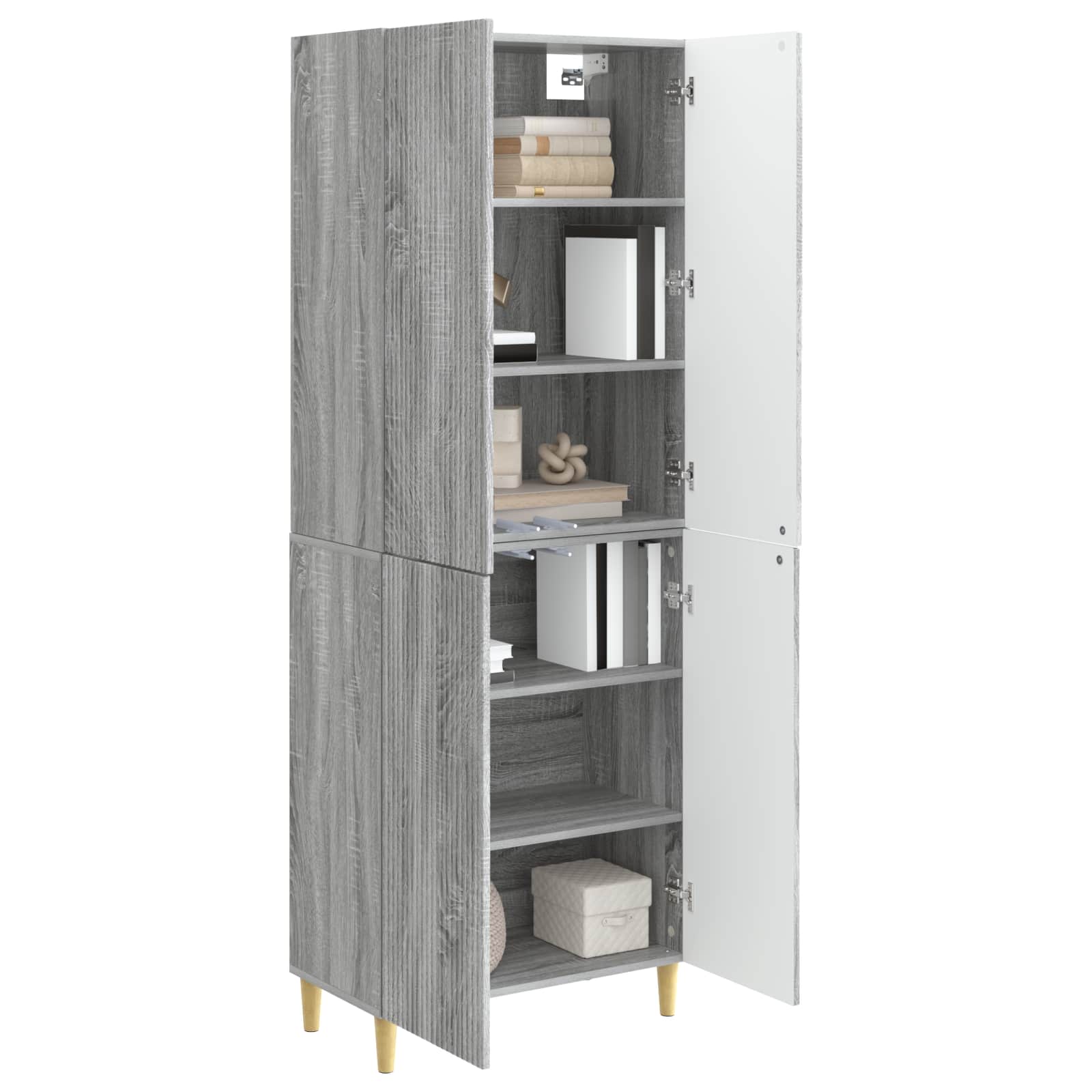 Комплект шкафове 2 pcs 66 x 34,5 x 90 см Инженерна дървесина – изображение 2