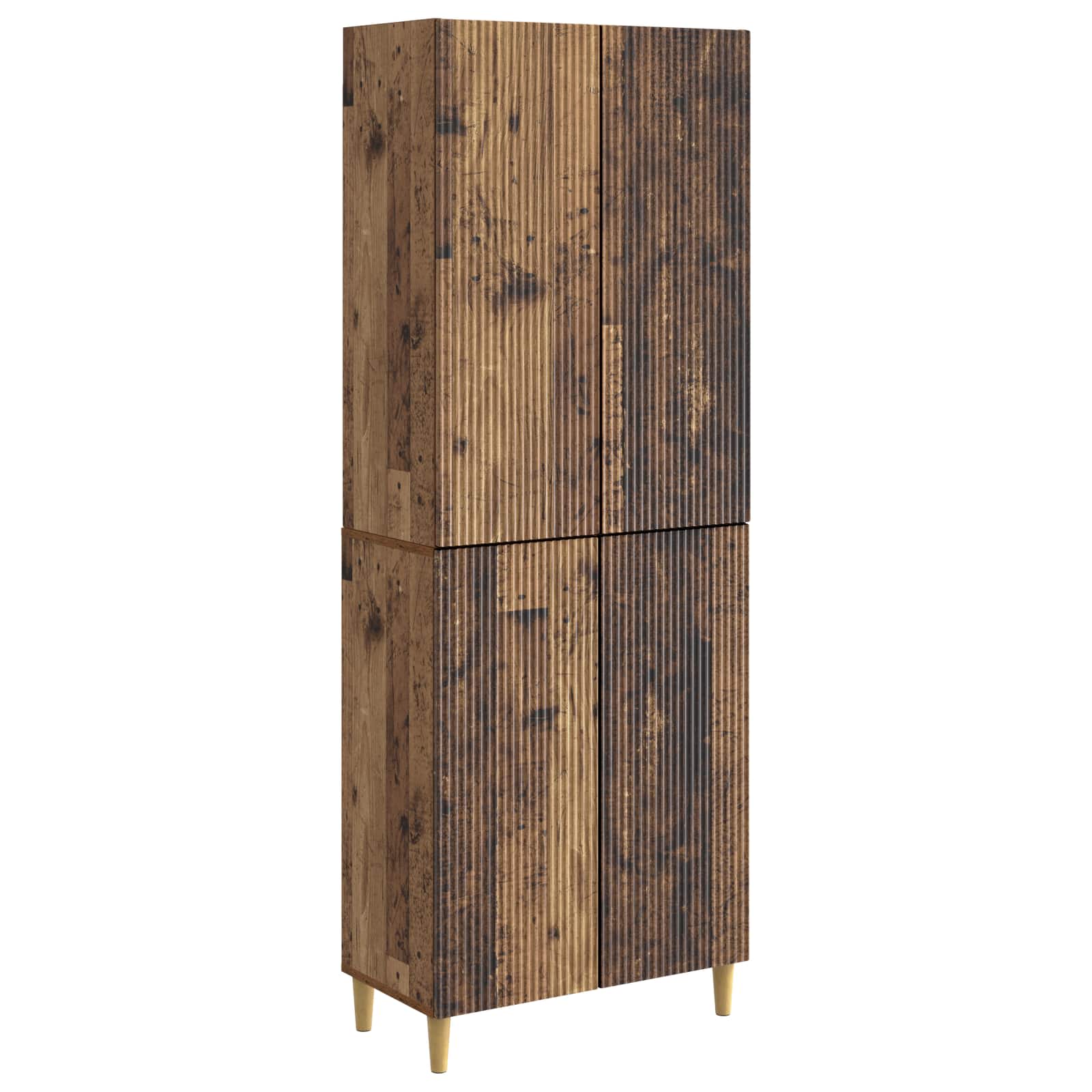  Σέτ Ντουλαπιών 2 pcs Παλαιωμένο ξύλο 66 x 34,5 x 90 εκ V-3416545