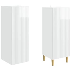 Sada skříněk 2 pcs 33 x 34,5 x 90 cm Kompozitní dřevo - obrázek 3