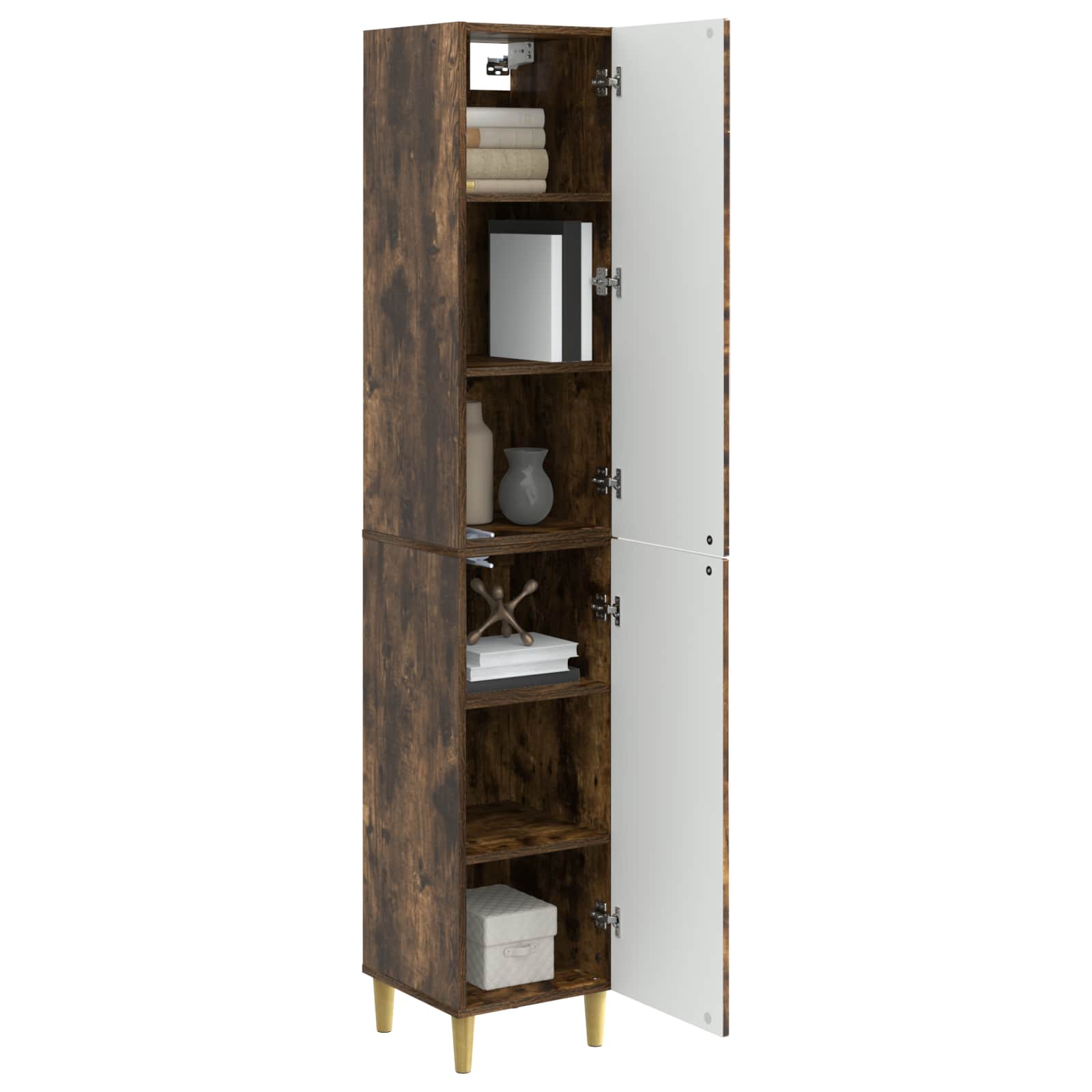 Комплект шкафове 2 pcs 33 x 34,5 x 90 см Инженерна дървесина – изображение 2