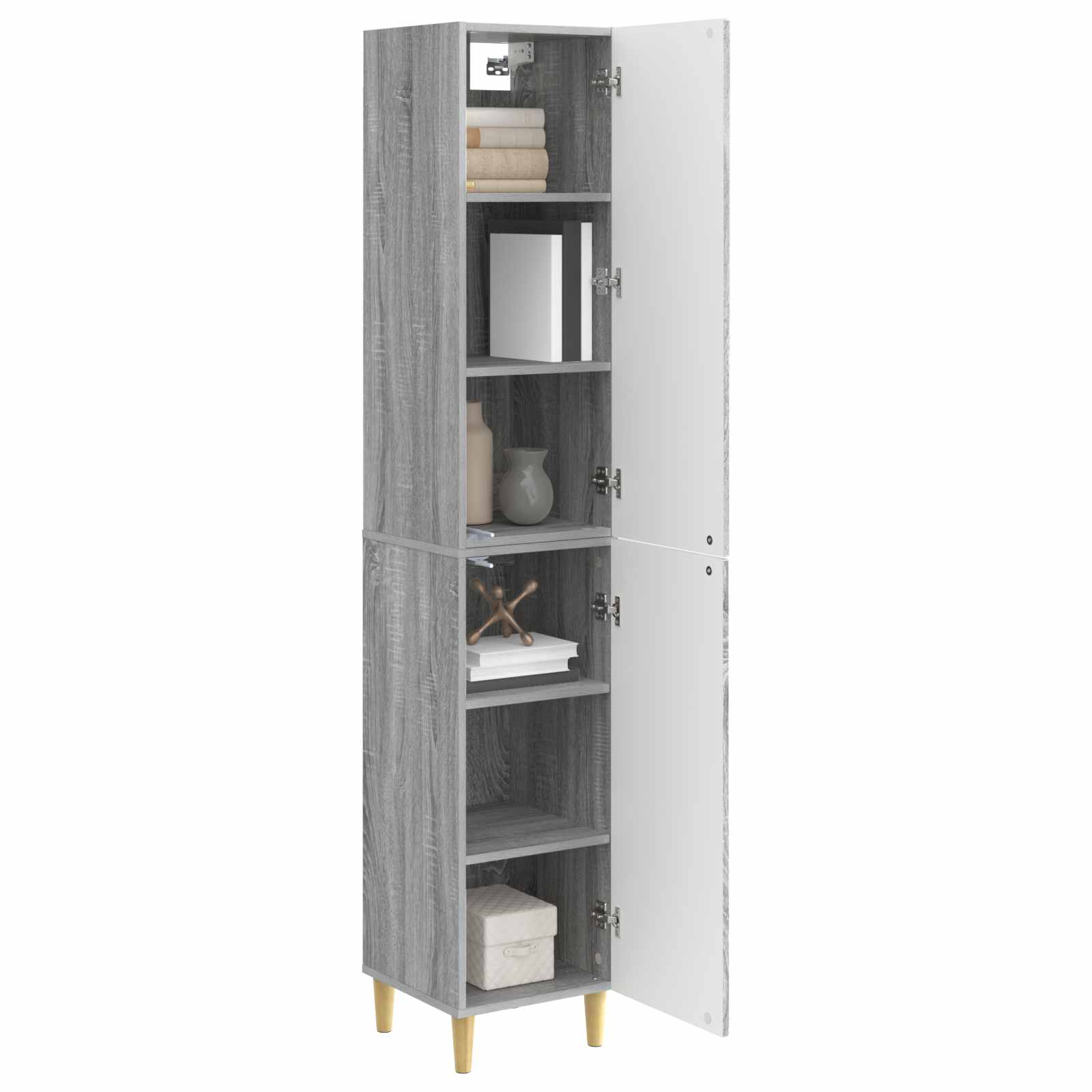 Комплект шкафове 2 pcs 33 x 34,5 x 90 см Инженерна дървесина – изображение 2