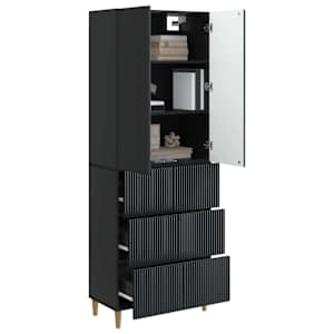 Sada skříněk 2 pcs 66 x 34,5 x 90 cm Kompozitní dřevo - obrázek 2