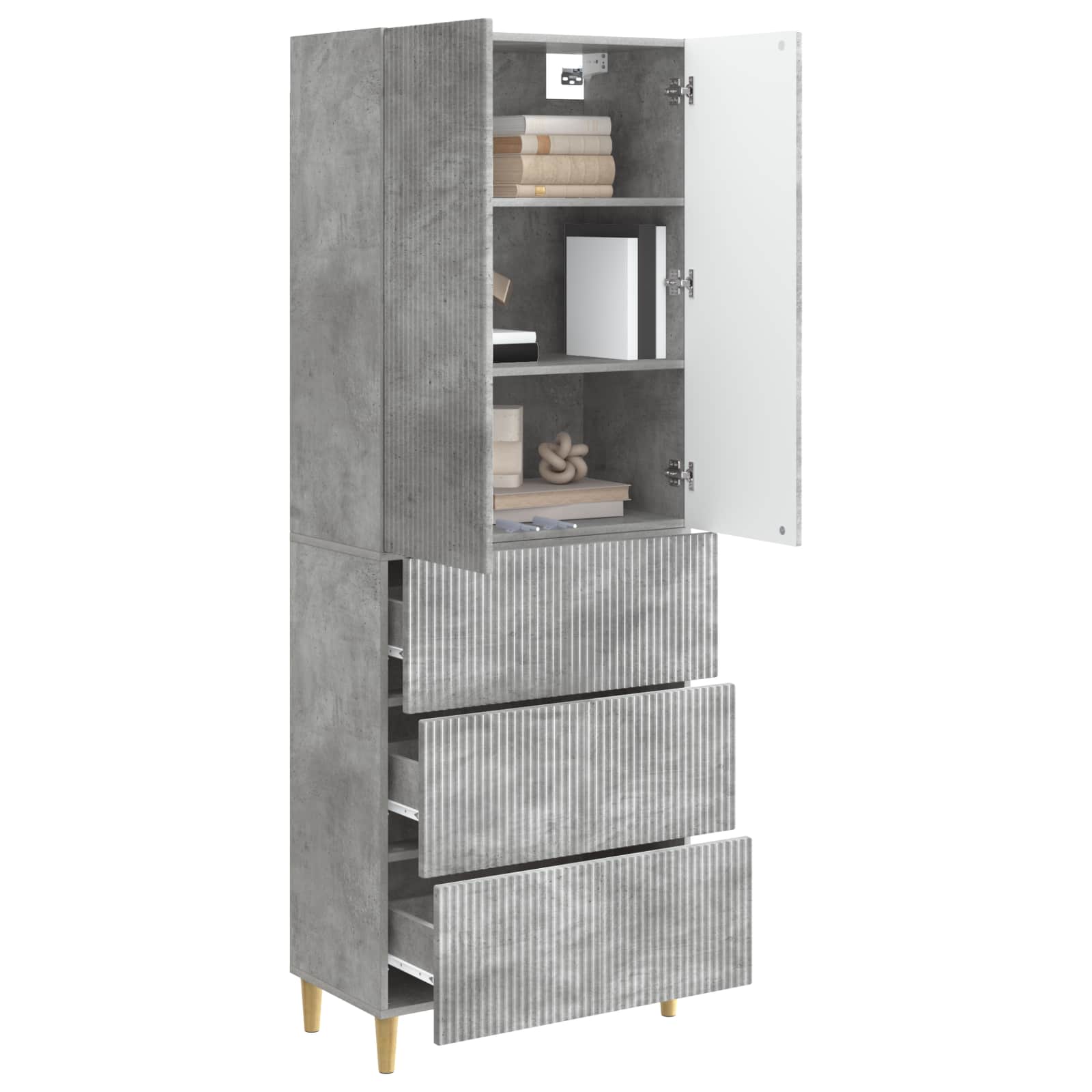 Комплект шкафове 2 pcs 66 x 34,5 x 90 см Инженерна дървесина – изображение 2