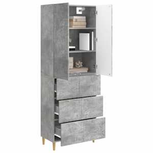 Sada skříněk 2 pcs 66 x 34,5 x 90 cm Kompozitní dřevo - obrázek 2