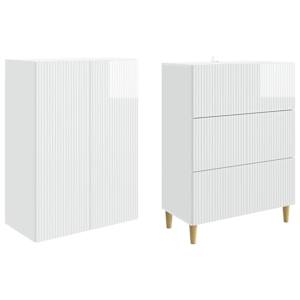 Sada skříněk 2 pcs 66 x 34,5 x 90 cm Kompozitní dřevo - obrázek 3