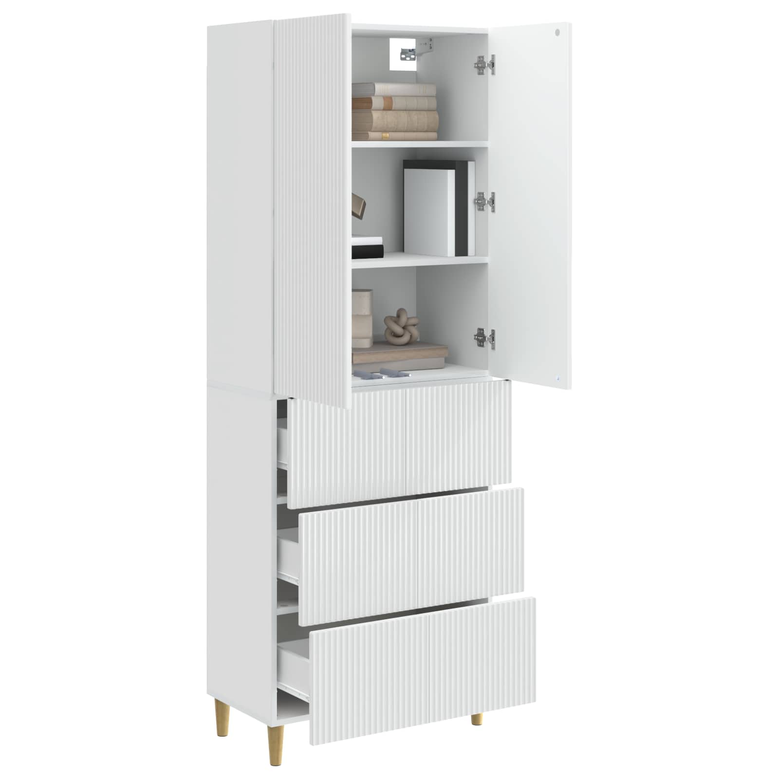 Комплект шкафове 2 pcs 66 x 34,5 x 90 см Инженерна дървесина – изображение 2