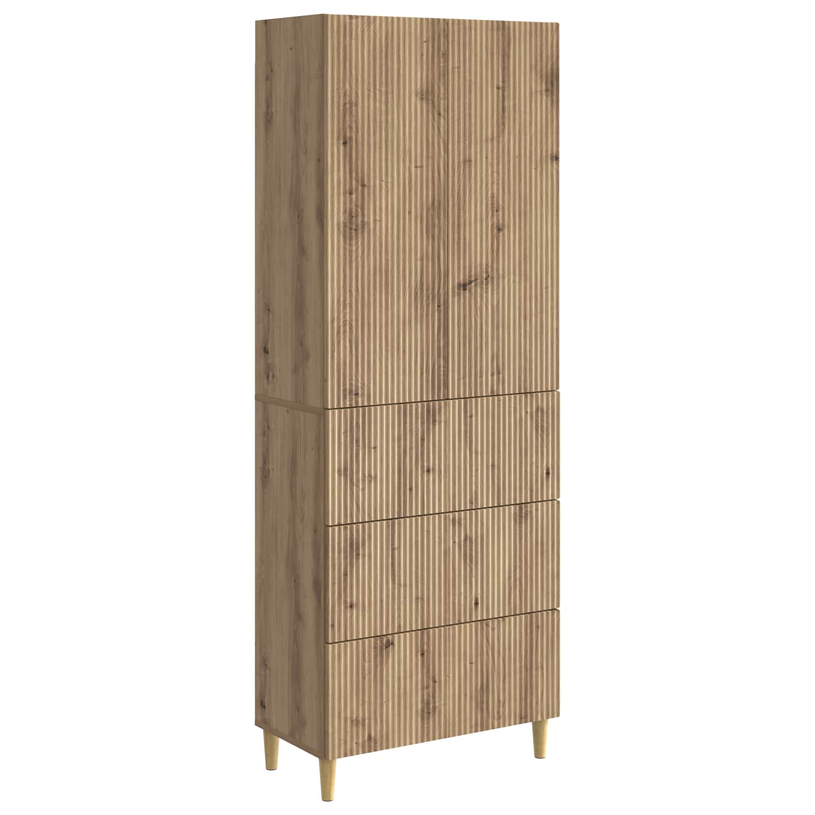vidaXL Schrankset 2 pcs 66 x 34,5 x 90 cm Holzwerkstoff