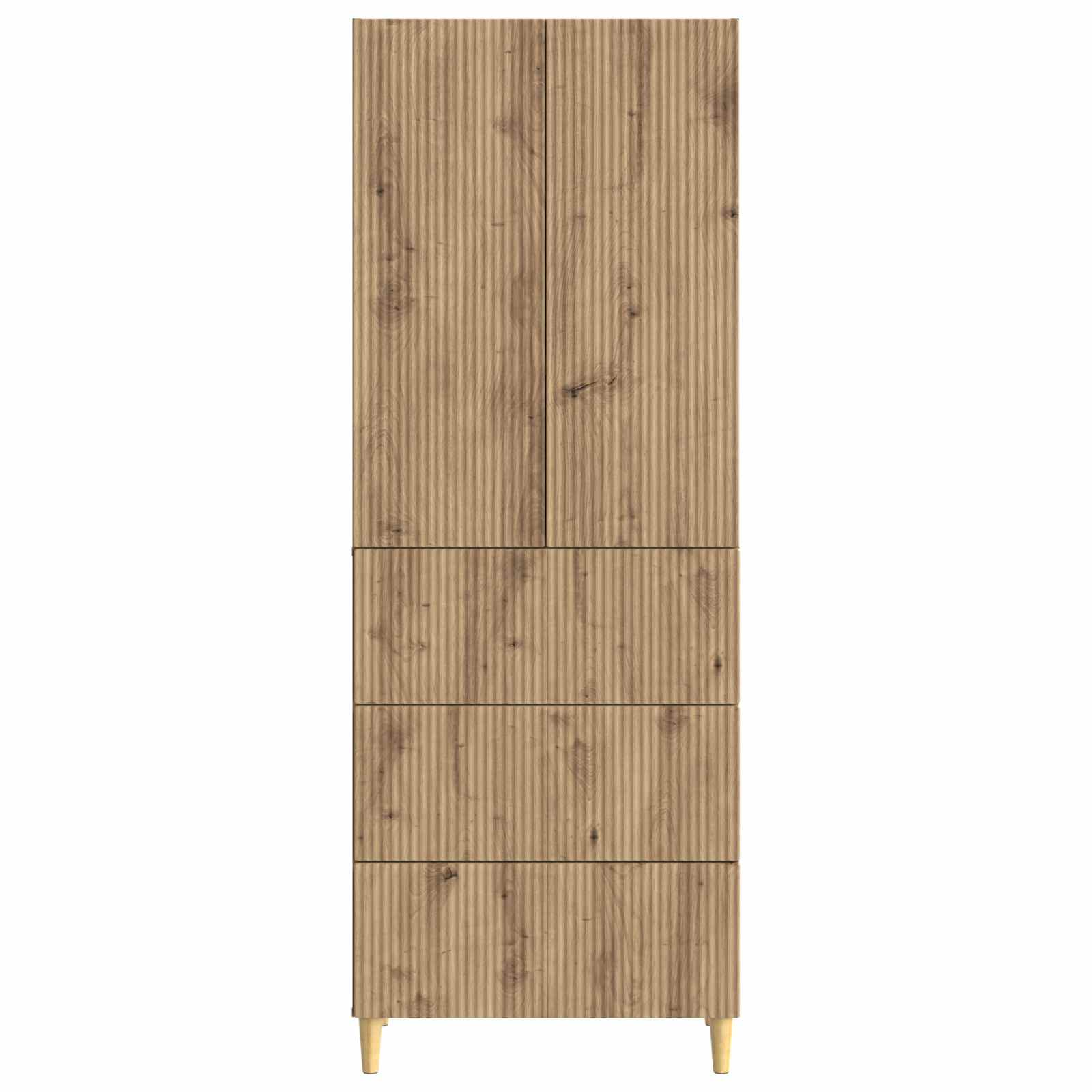 vidaXL Schrankset 2 pcs 66 x 34,5 x 90 cm Holzwerkstoff – Bild 4