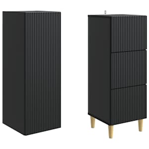 Sada skříněk 2 pcs 33 x 34,5 x 90 cm Kompozitní dřevo - obrázek 3