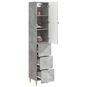 Sada skříněk 2 pcs 33 x 34,5 x 90 cm Kompozitní dřevo - obrázek 2