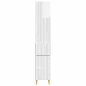 Sada skříněk 2 pcs Bílá s vysokým leskem 33 x 34,5 x 90 cm - obrázek 4