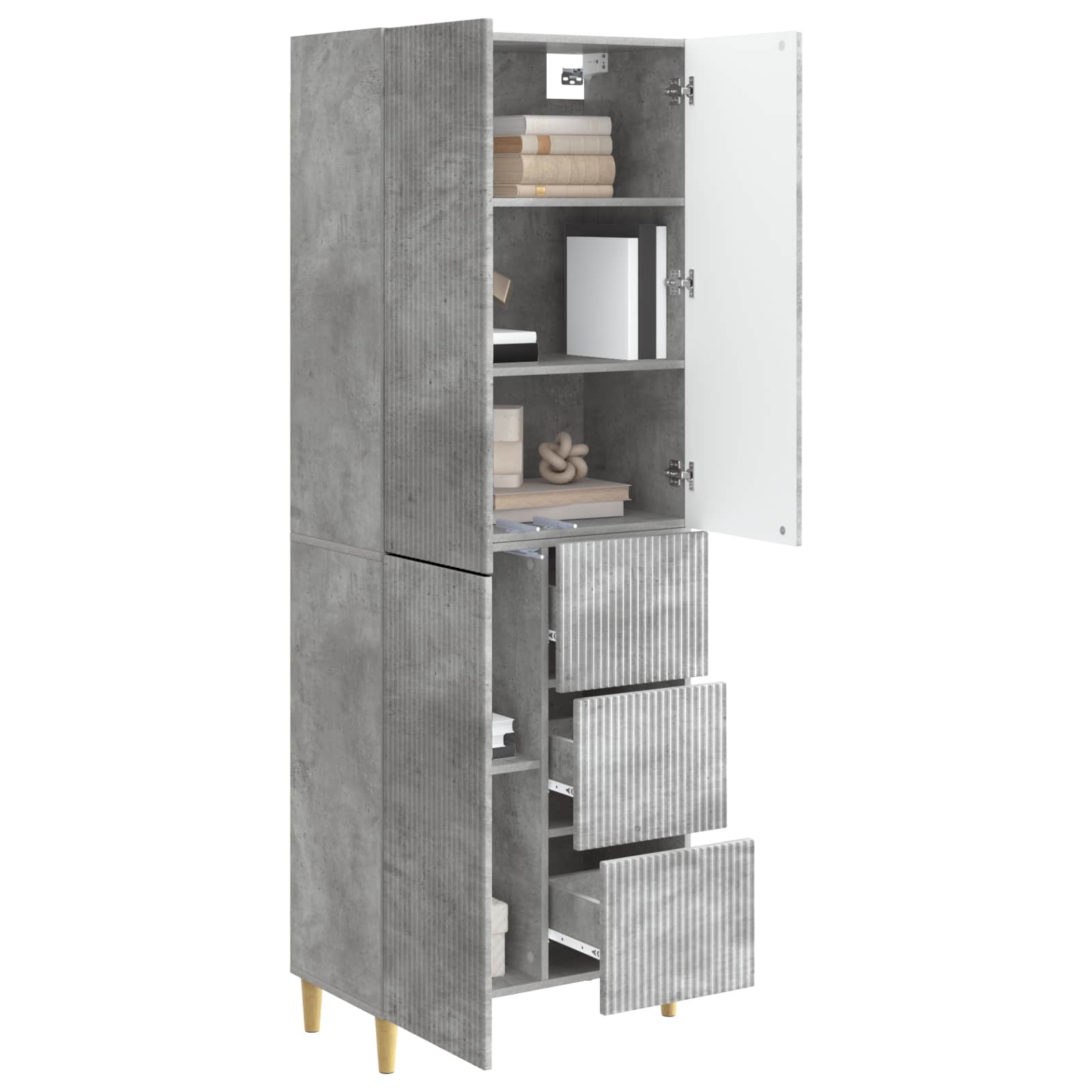 Комплект шкафове 2 pcs 66 x 34,5 x 90 см Инженерна дървесина – изображение 2