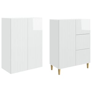 Sada skříněk 2 pcs 66 x 34,5 x 90 cm Kompozitní dřevo - obrázek 3