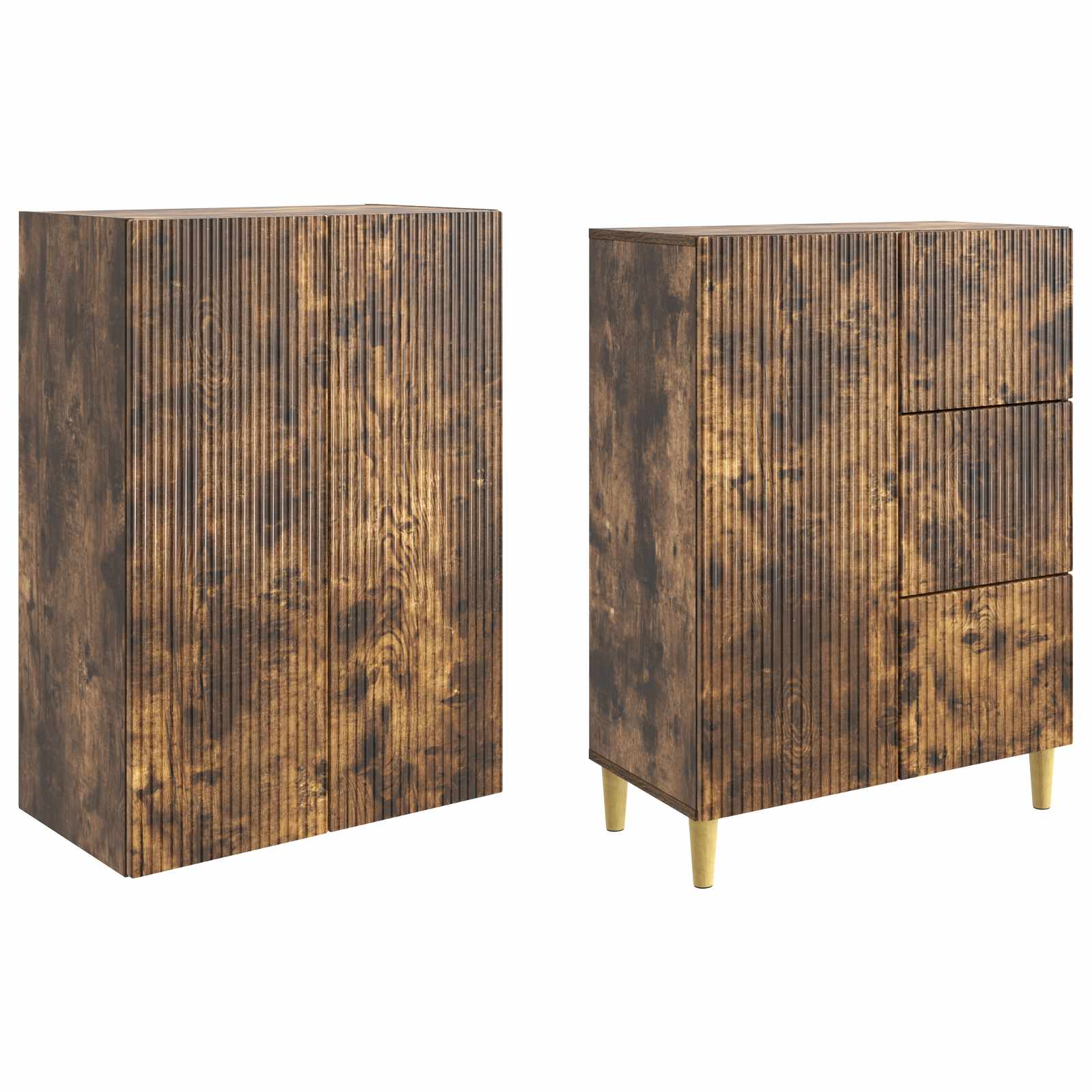 Комплект шкафове 2 pcs 66 x 34,5 x 90 см Инженерна дървесина – изображение 3