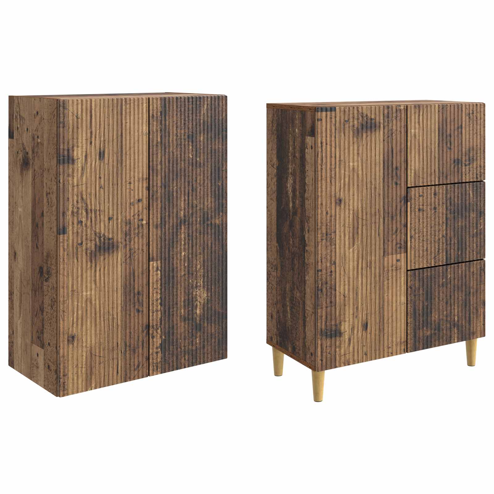 Комплект шкафове 2 pcs 66 x 34,5 x 90 см Инженерна дървесина – изображение 3