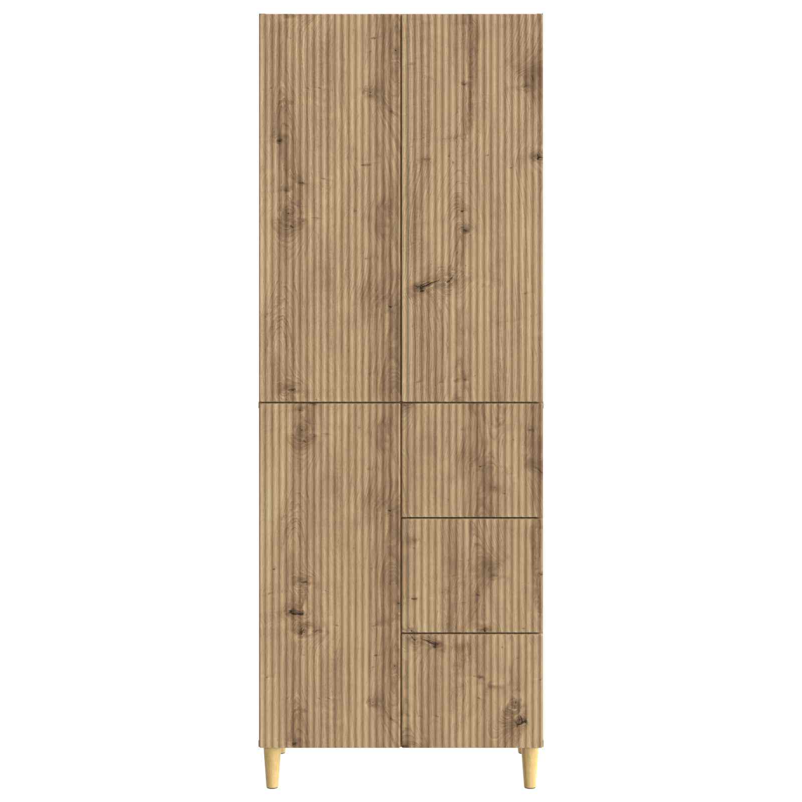 vidaXL Schrankset 2 pcs 66 x 34,5 x 90 cm Holzwerkstoff – Bild 4